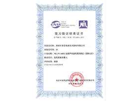 NIL PT-1685-1 金属平均晶粒度的测定（国际比对）-能力验证结果证书